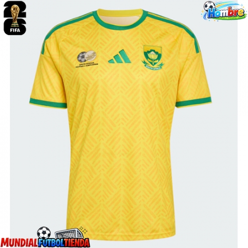 Camiseta Sudáfrica Primera Equipación Replica Mundial 2026 mangas cortas